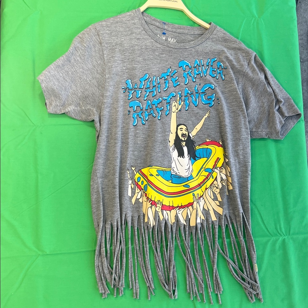 Steve Aoki Fringe Raver Rafting band Tee